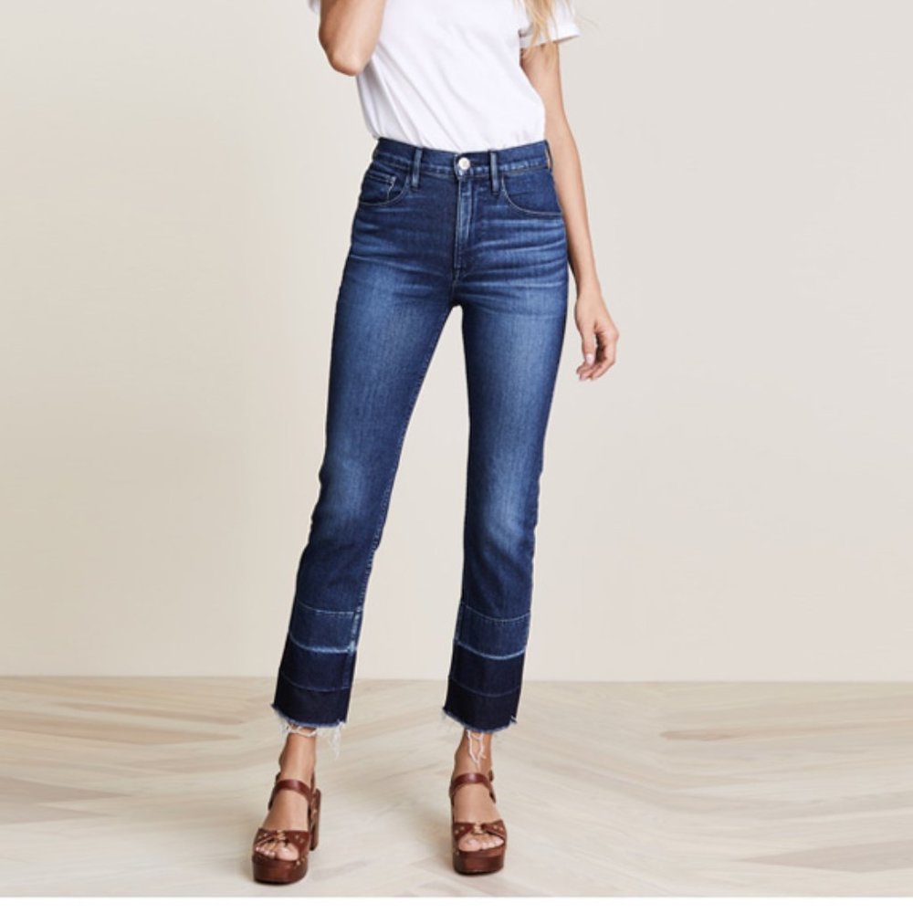 NWT 3X1 W4 Shelter Straight Crop High Rise Jeans